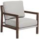 International Furniture Direct Milan Brown/Pearl Arm Chair-0
