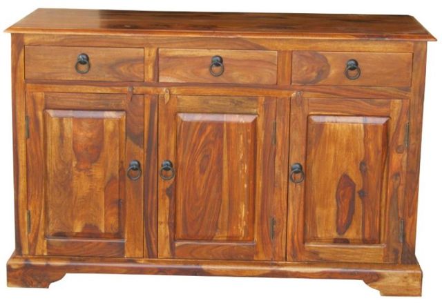 Jaipur Furniture Ganga Brown 3-Drawer Sideboard-0