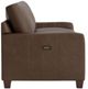 Bassett® Furniture Customizable Carolina 77" Leather Track Arm Sofa-2