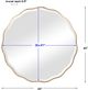 Uttermost® Aneta Gold Round Mirror-3