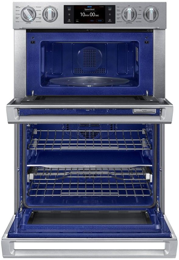 Samsung 30" Stainless Steel Oven/Microwave Combo Electric Wall Oven -1