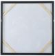 A & B Home Blue/Gray Flower Motif Wall Art-3