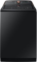 Samsung® 7550 Series 6.2 Cu. Ft. Black Stainless Steel Agitator Top Load Washer with Auto Dispense System