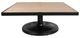 CabanaCoast® Customizable Kensington Wooden 42" Outdoor Square Pedestal Coffee Table-0