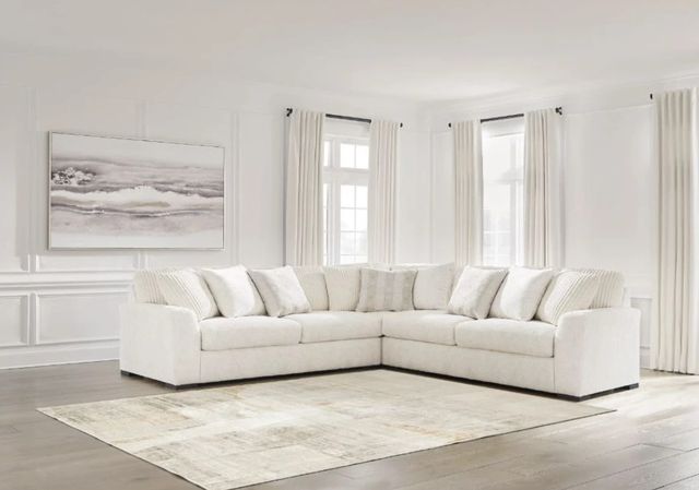 Signature Design by Ashley® Chessington 3-Piece Ivory L-Shape Sectional-1