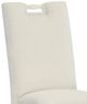 Fairfield® Customizable Entree Dining Pull Tall Back Armless Stack Dining Chair with Linen Legs-1
