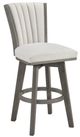 Homelegance® Corvallis Beige/Wire Brushed Gray Swivel Pub Height Chair-0