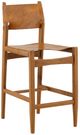 Dovetail Furniture Rossana Antique Light Brown/Natural Counter Stool-0