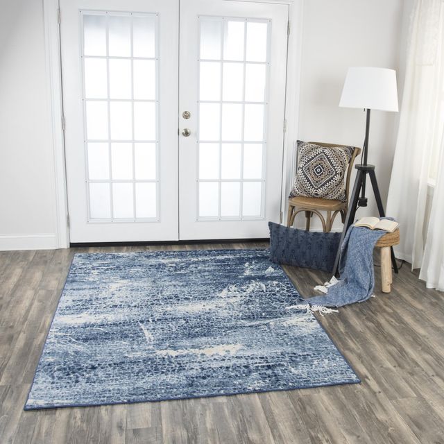 Rizzy Home Encore Blue 8' x 10' Rug-1