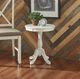 Powell® Palmetto White Round Accent Table-4