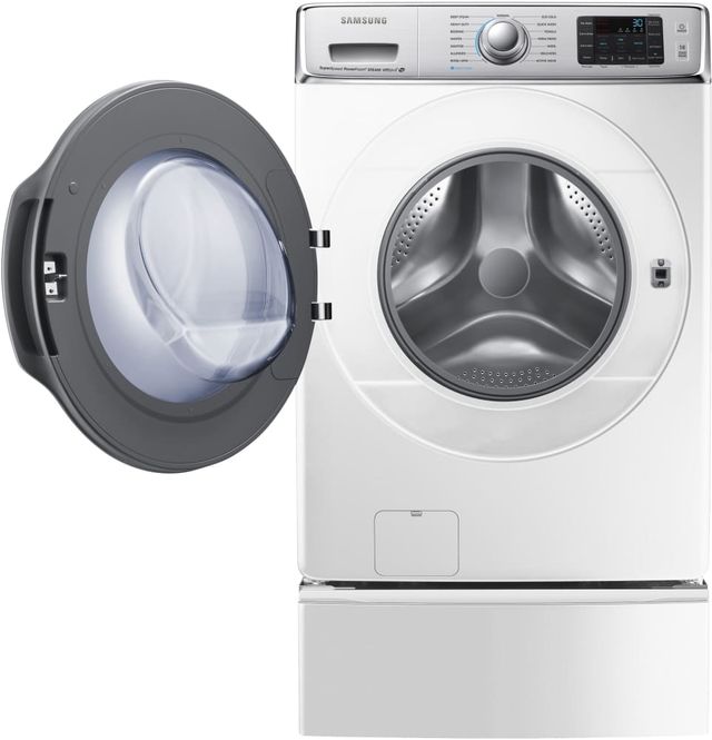 Samsung 9100 Series White Front Load Washer-2