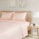 Olliix by Intelligent Design Blush/Gold Twin Metallic Dot Printed Sheet Set-4