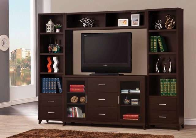 Coaster® Lewes Cappuccino Bridge with 2-Encased Storage Compartments-2