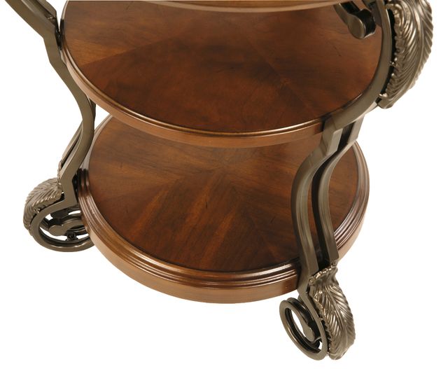 Signature Design by Ashley® Nestor Medium Brown Chair Side End Table-1