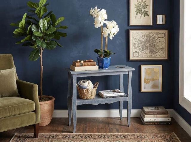 Sunny Designs™ Marina Ocean Blue Console Table-1