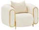 Michael Amini® Sassani Crepe/Gold Chair-0