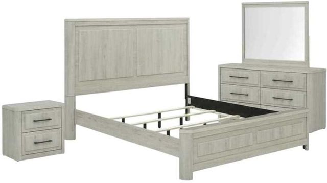 Liberty Furniture Modern Play 4-Piece Natural White King Bedroom Set-0