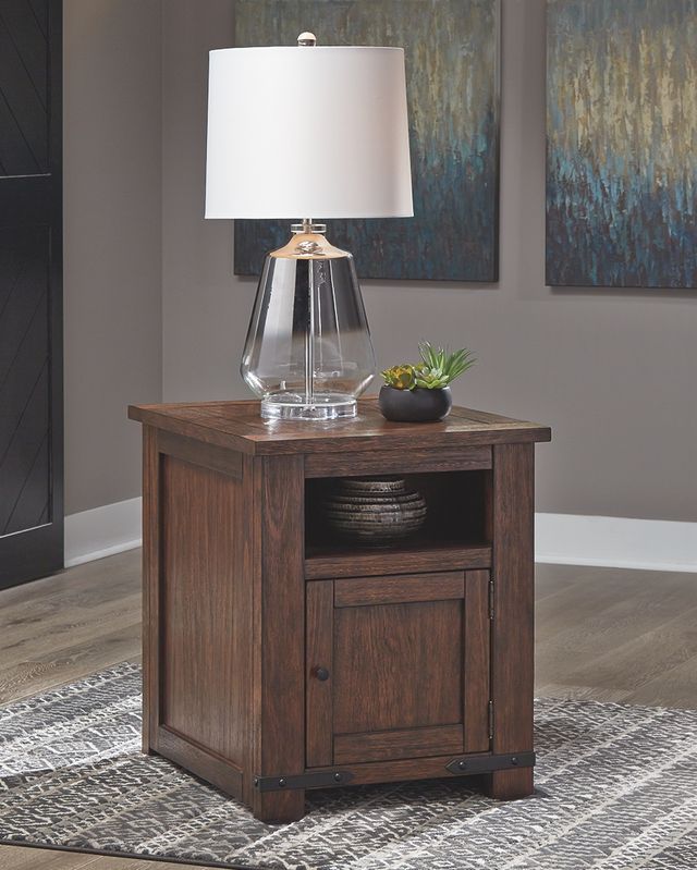 Signature Design by Ashley® Budmore 2-Piece Brown Living Room Table Set-2