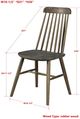 Forty West Lloyd Brown Wash Chair -1