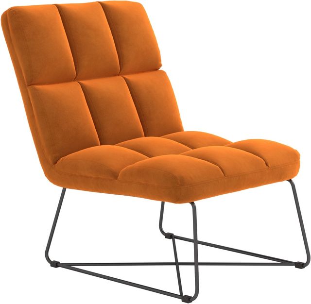 Coaster® Lux Burnt Orange Accent Chair-0