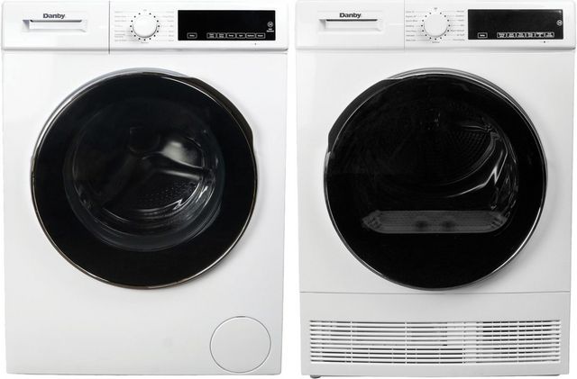 Danby® White Front Load Laundry Pair
