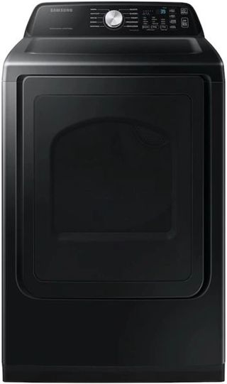 Samsung 7.4 Cu. Ft. Brushed Black Front Load Gas Dryer with Sensor Dry