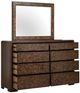 Magnussen Home® Rowan Espresso Brown Dresser and Mirror-1