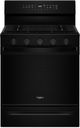 Whirlpool® 30" Black Freestanding Gas Range with Air Cooking Technology-0