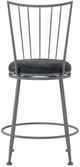 HH2 Home Slemmons Gray Swivel Counter Stool-3