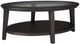 Signature Design by Ashley® Celamar Glass Top Cocktail Table with Dark Brown Base-0
