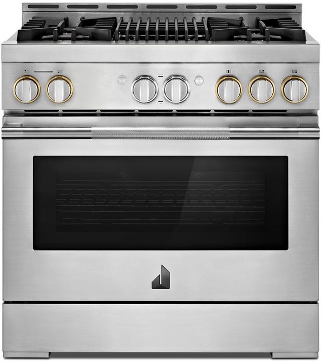 JennAir® RISE™ 36" Stainless Steel Pro Style Natural Gas Range-0