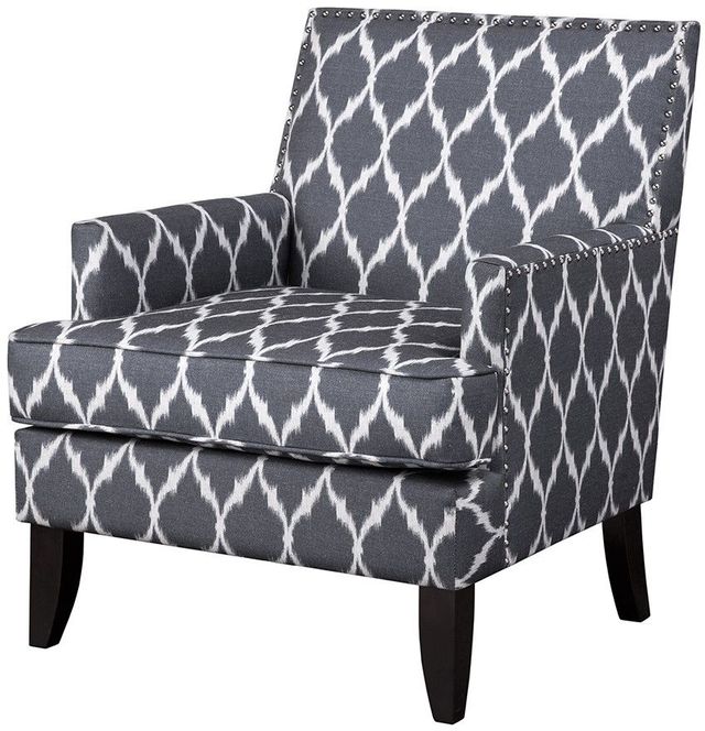 Olliix by Madison Park Grey/White Colton Track Arm Club Chair-0