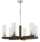 Cal® Lighting & Accessories Ercolano Pine Chandelier-0