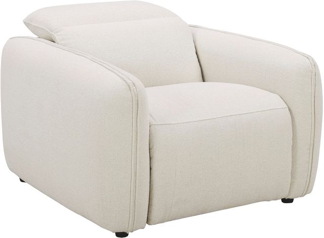 Moe’s Home Collection Eli Warm White Power Recliner Chair-0