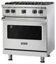 Viking® 5 Series 30" Stainless Steel Liquid Propane Pro Style Gas Range-1