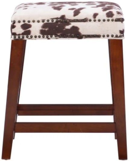 Linon Wyatt Brown Counter Stool-3