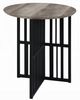 ACME Furniture Zudora Antique Oak Coffee Table with Black Base-0