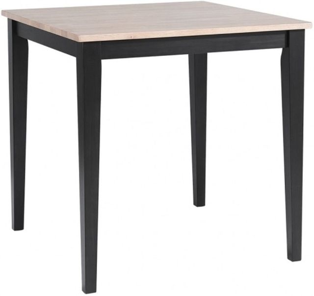 Winners Only® Bay City Natural Top Counter Table with Ebony Base-0
