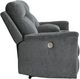 Causeuse inclinable électrique avec console de Signature Design by Ashley® Barnsana - Gravier-3