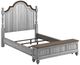 Flexsteel® Plymouth® Distressed Graywash Queen Storage Bed-1