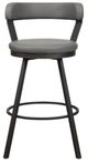 Homelegance® Appert Dark Gray/Gray Swivel Pub Height Chair-2
