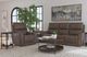 Flexsteel® Carter Cappuccino Power Recliner with Power Headrest and Lumbar-2