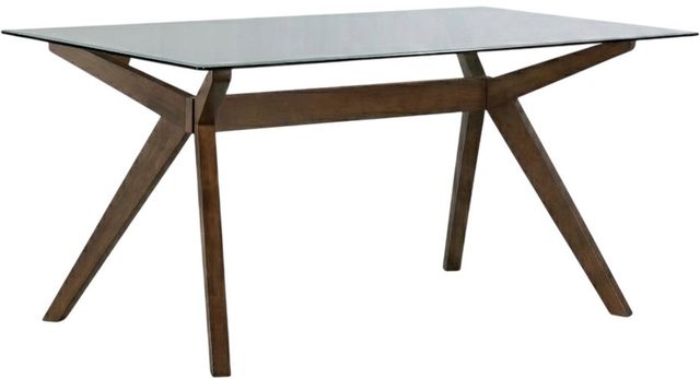 New Classic® Home Furnishings Oscar 7-Piece Natural/Walnut Dining Table Set-2