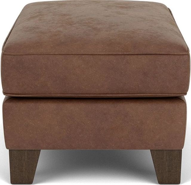 Flexsteel® Sullivan Brown Silt Ottoman-2