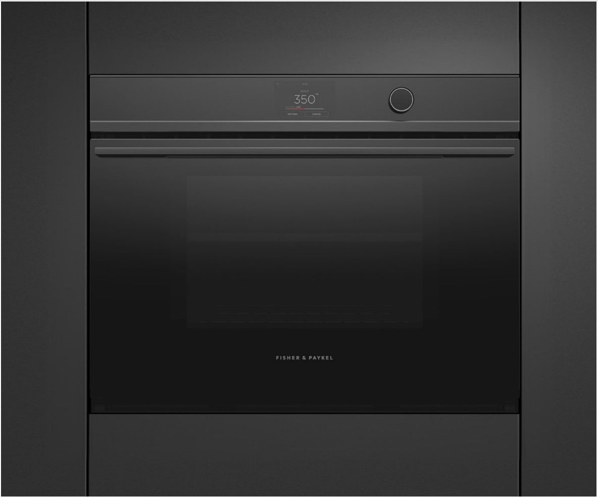 Fisher & Paykel Series 11 Minimal 30" Black Steam Oven