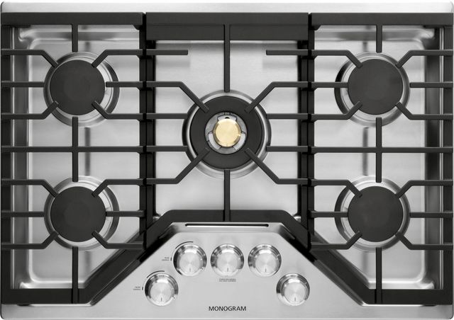 Monogram® 5 Piece Stainless Steel Gas Kitchen Package-3