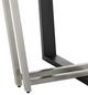 Armen Living Joana Walnut Dining Table with Black/Stainless Steel Base-3