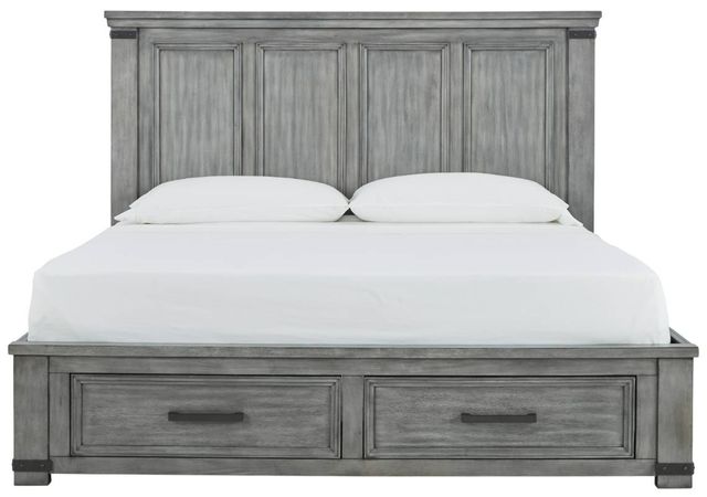 Signature Design by Ashley® Russelyn Gray King Panel Storage Bed-1