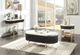 Furniture of America® Koblenz Dark Walnut End Table with White Marble Top -1