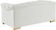 TOV Furniture Farah Cream Velvet Loveseat-2